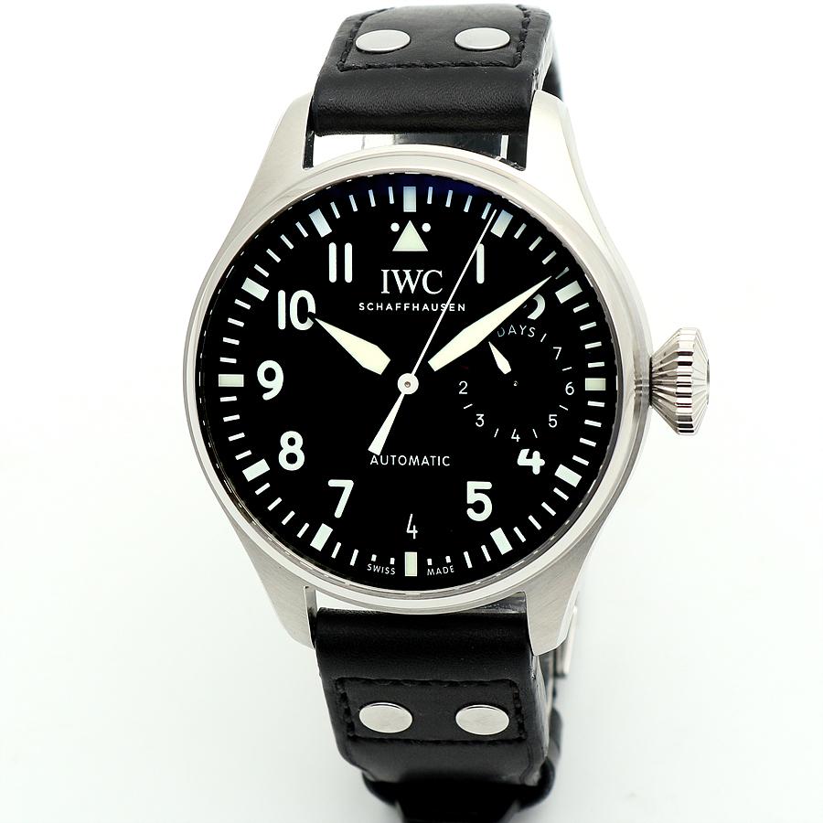 IWC 빅 파일럿 워치 46미리 IW501001 파워리저브 7DAYS 남자 스틸 가죽 13