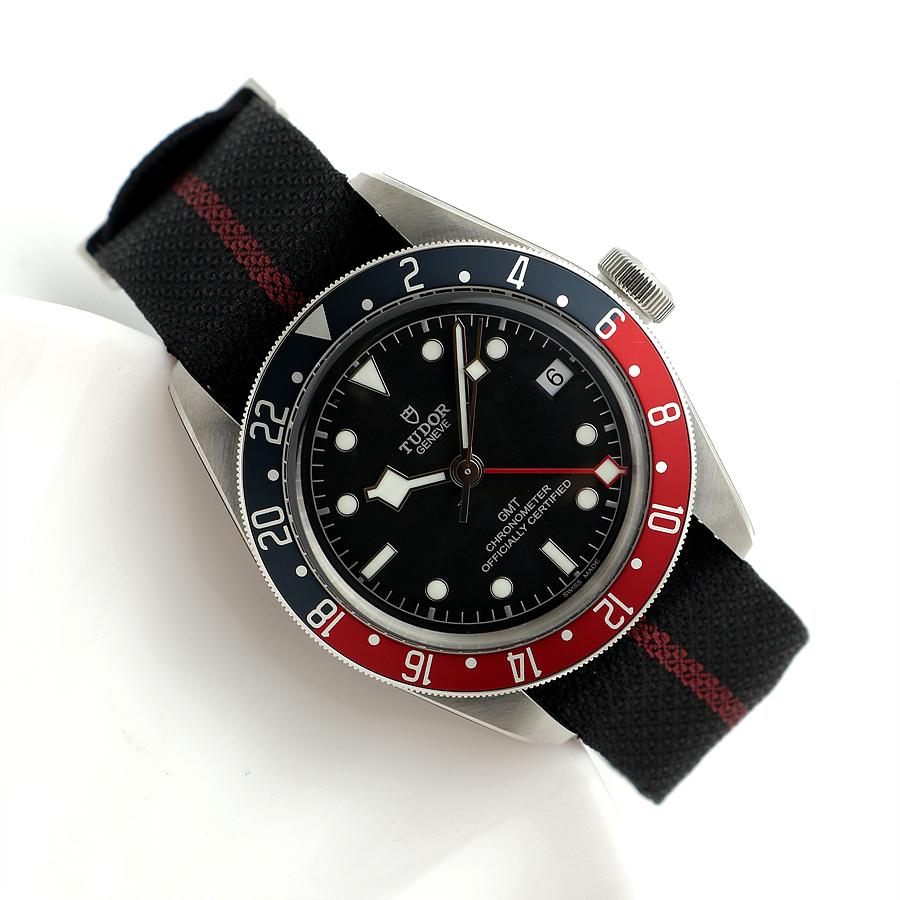 튜더 블랙베이 GMT 지엠티 블랙 41 미사용 79830RB 버건디 패브릭 남자 시계 2
