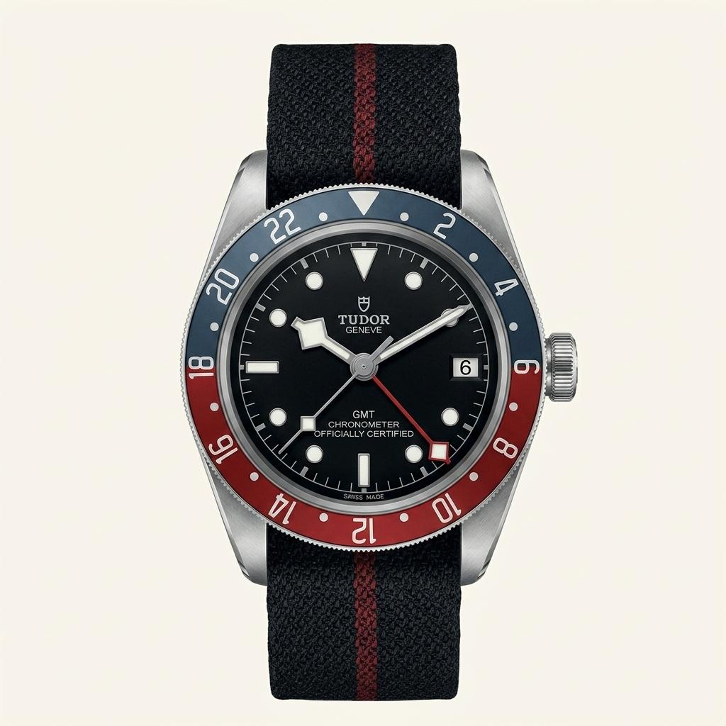 튜더 블랙베이 GMT 지엠티 블랙 41 미사용 79830RB 버건디 패브릭 남자 시계 1