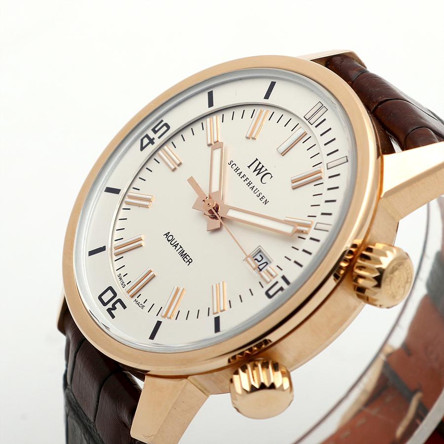 IWC 아쿠아타이머 빈티지 컬렉션 화이트 IW323103 로즈 골드 남자 금 시계 3