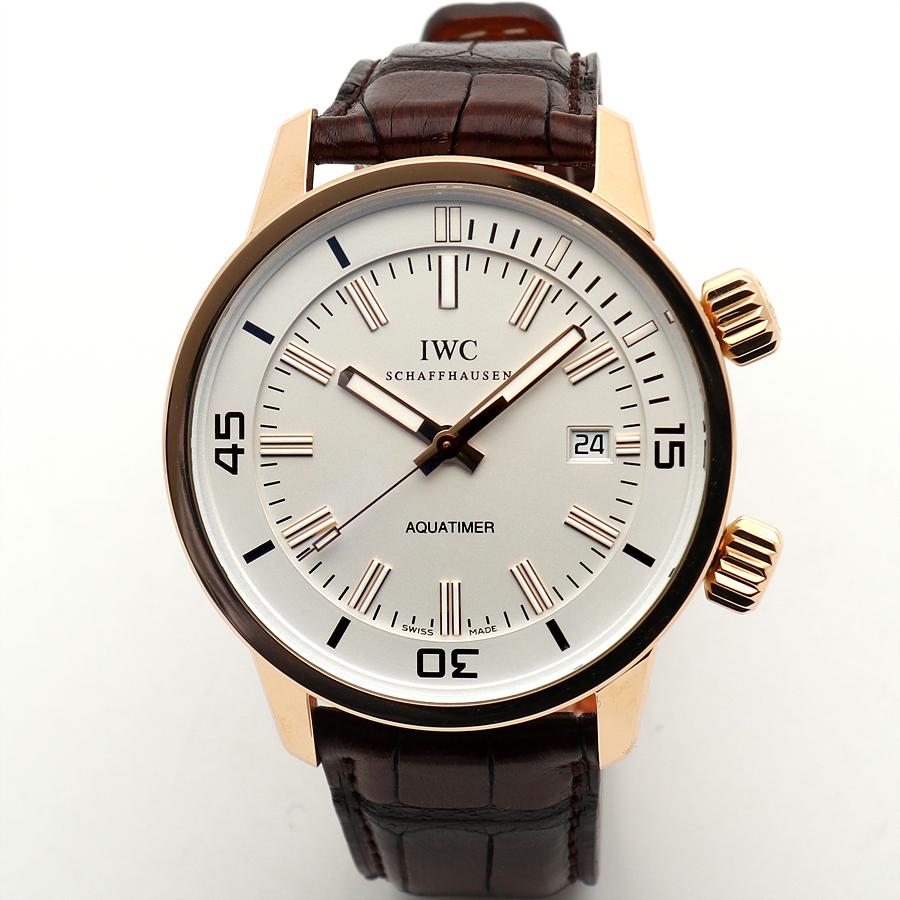 IWC 아쿠아타이머 빈티지 컬렉션 화이트 IW323103 로즈 골드 남자 금 시계 12