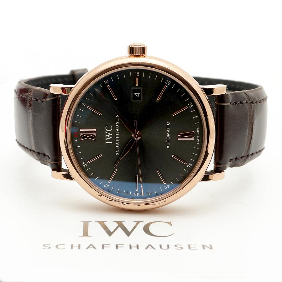 IWC 포르토피노 40 로즈 골드 슬레이트 블랙 다이얼 오토매틱 IW356511 남자 금 2