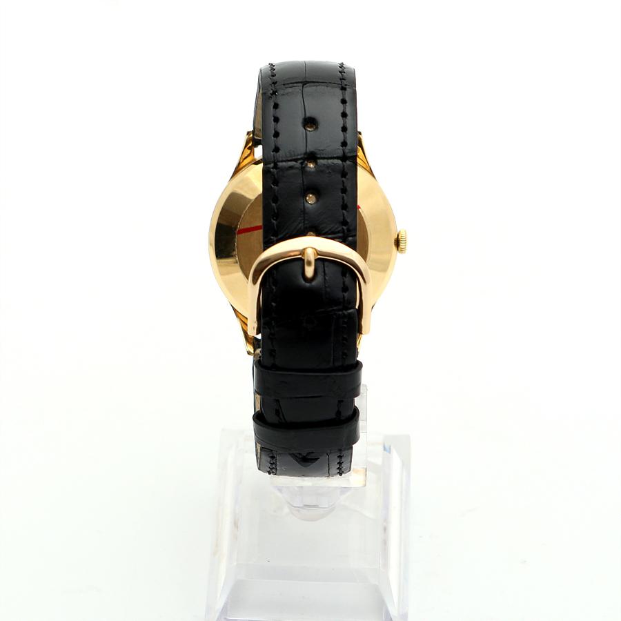 IWC 클래식 빈티지 칼라트라바 35미리 남자 금 가죽 시계 Cal.853 1959년 탄생 11