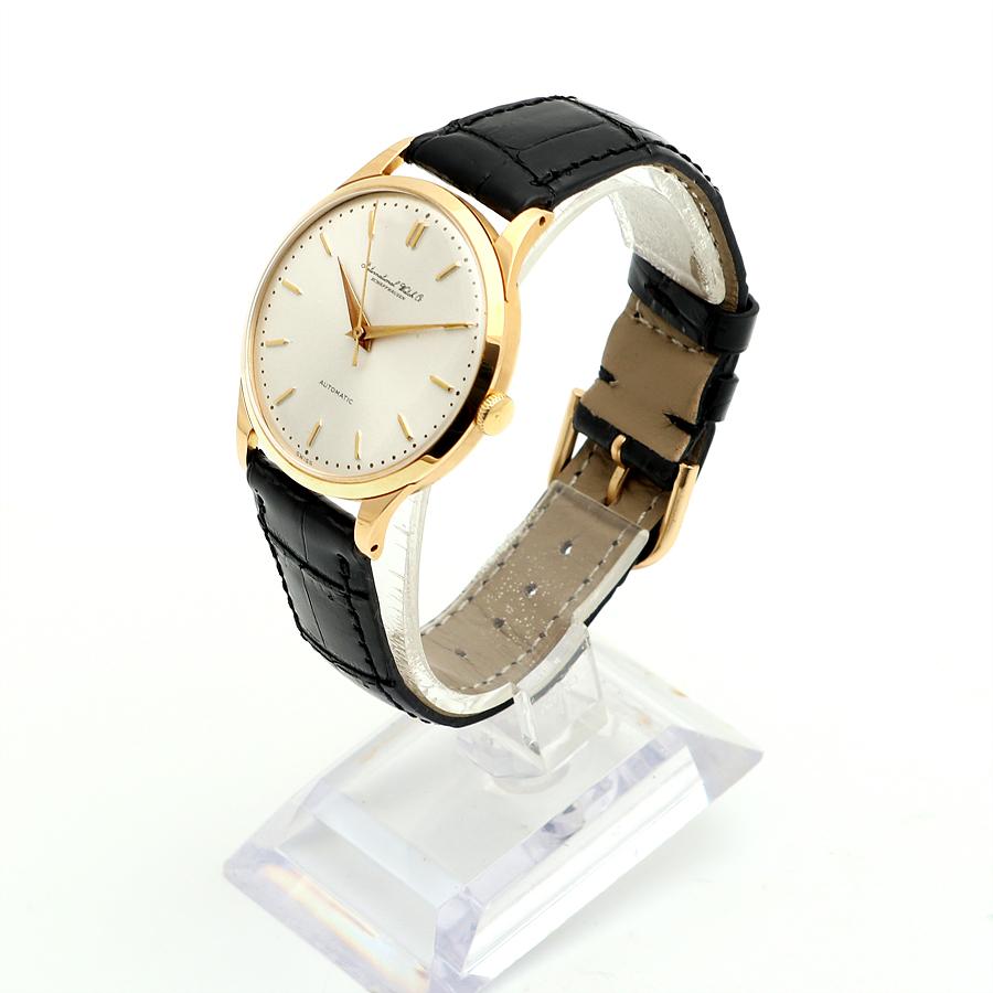 IWC 클래식 빈티지 칼라트라바 35미리 남자 금 가죽 시계 Cal.853 1959년 탄생 9