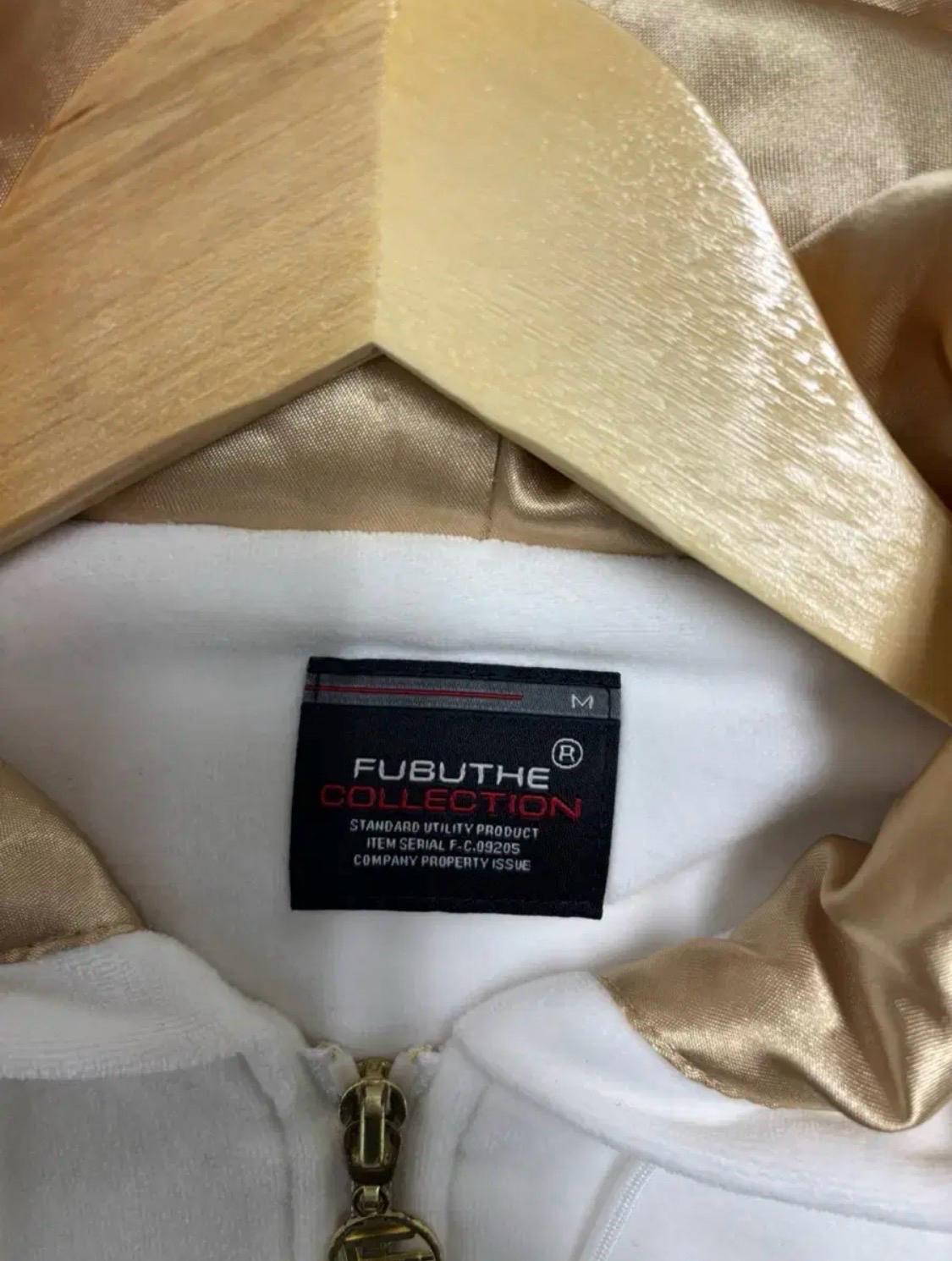 FUBU 후부 스펠로고 벨루어 후드집업M 7