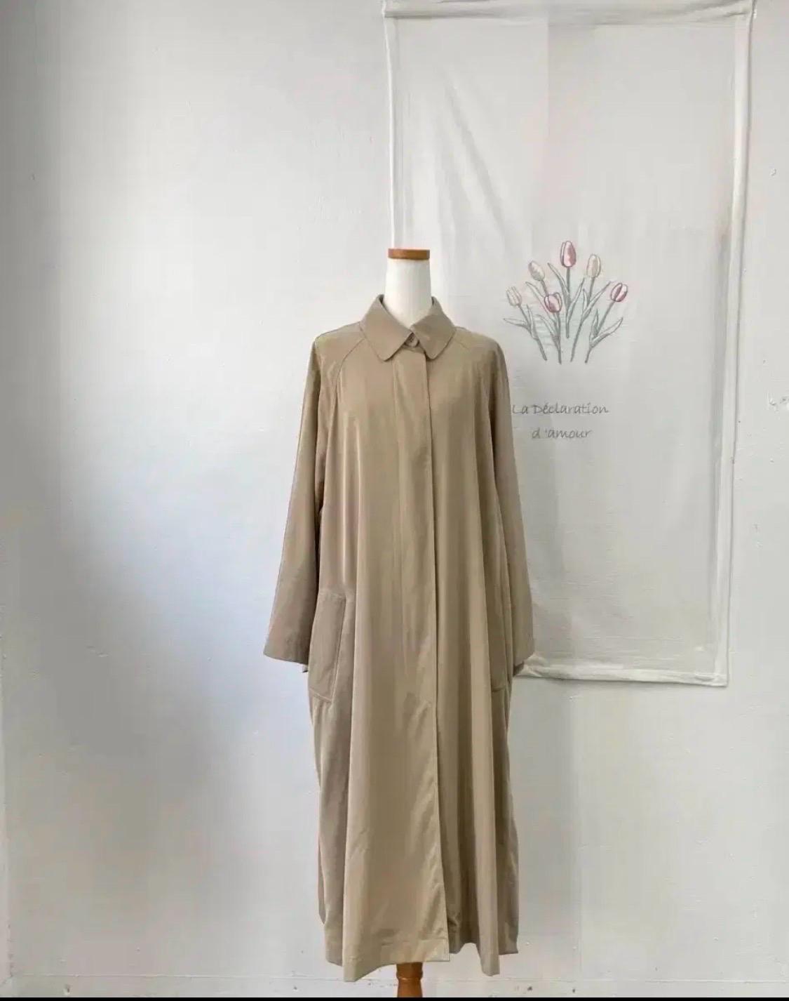 이태리 제니 베이지롱코트 2