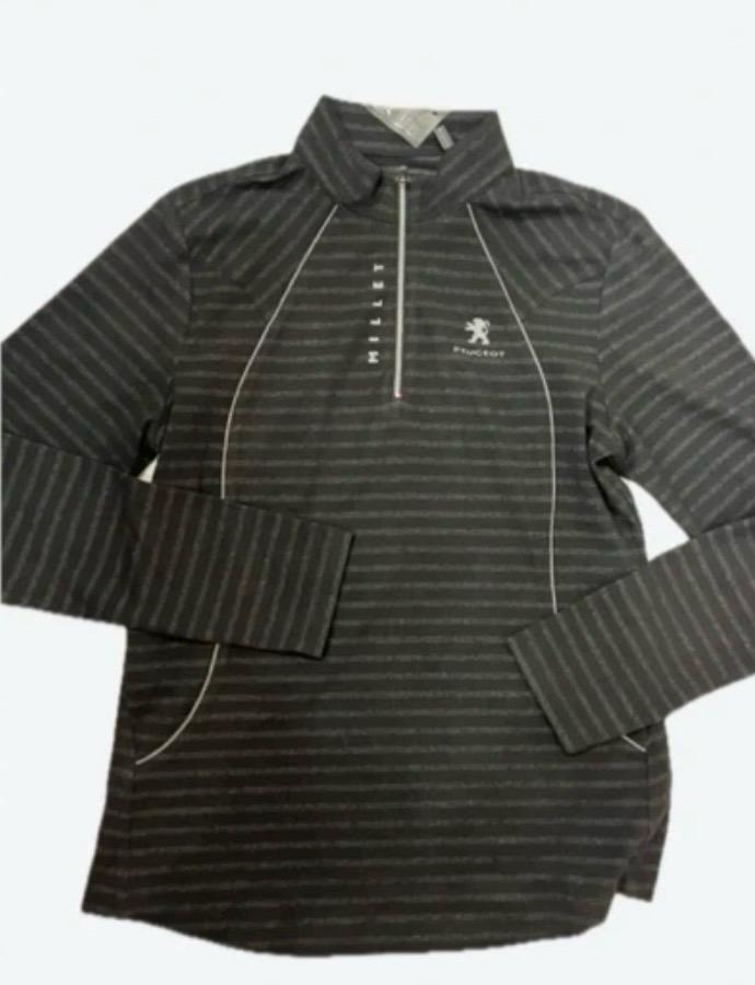 새상품)택99000원 골프티포함 밀레 스트라이프 기능성 티셔츠 2