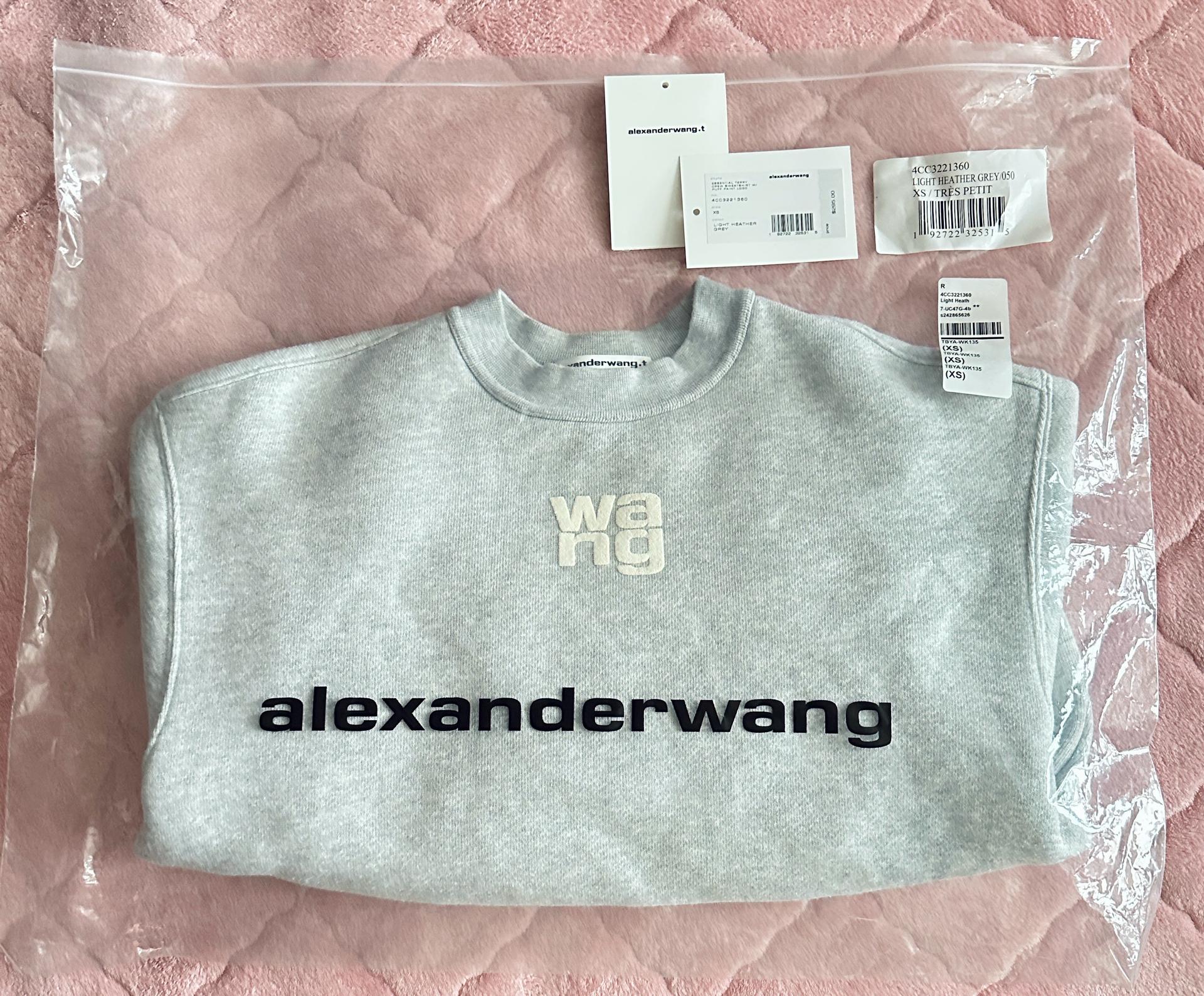 알렉산더왕 에센셜 테리 스웻셔츠 XS 7
