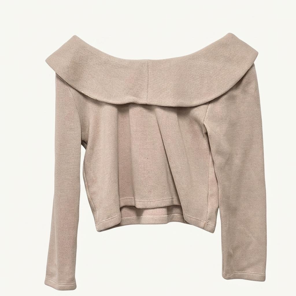 S 자라 ZARA 오프숄더 크롭티(새상품) C228 1