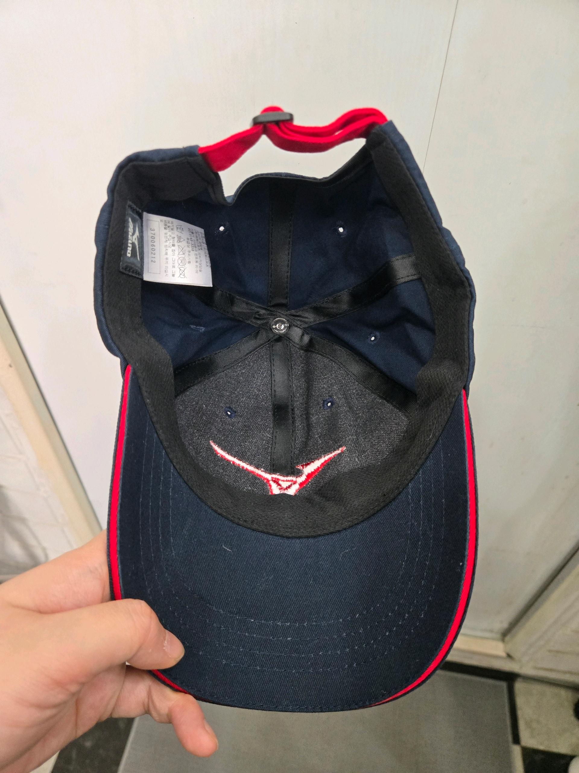 FREE사이즈)) MIZUNO 미즈노 볼캡 모자 ! 뒷부분 조절 가능 6