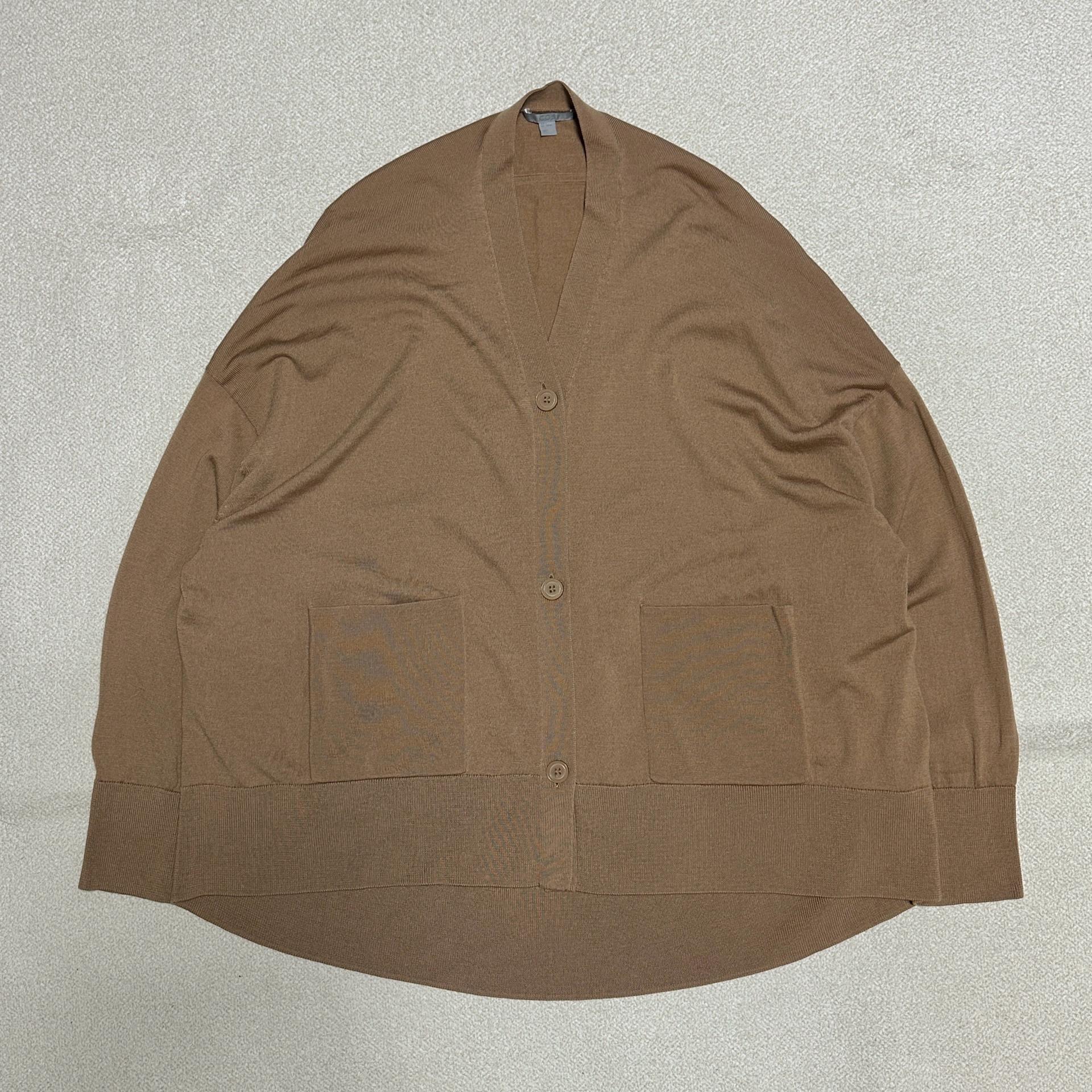 코스 브이넥 오버핏 울 가디건 3