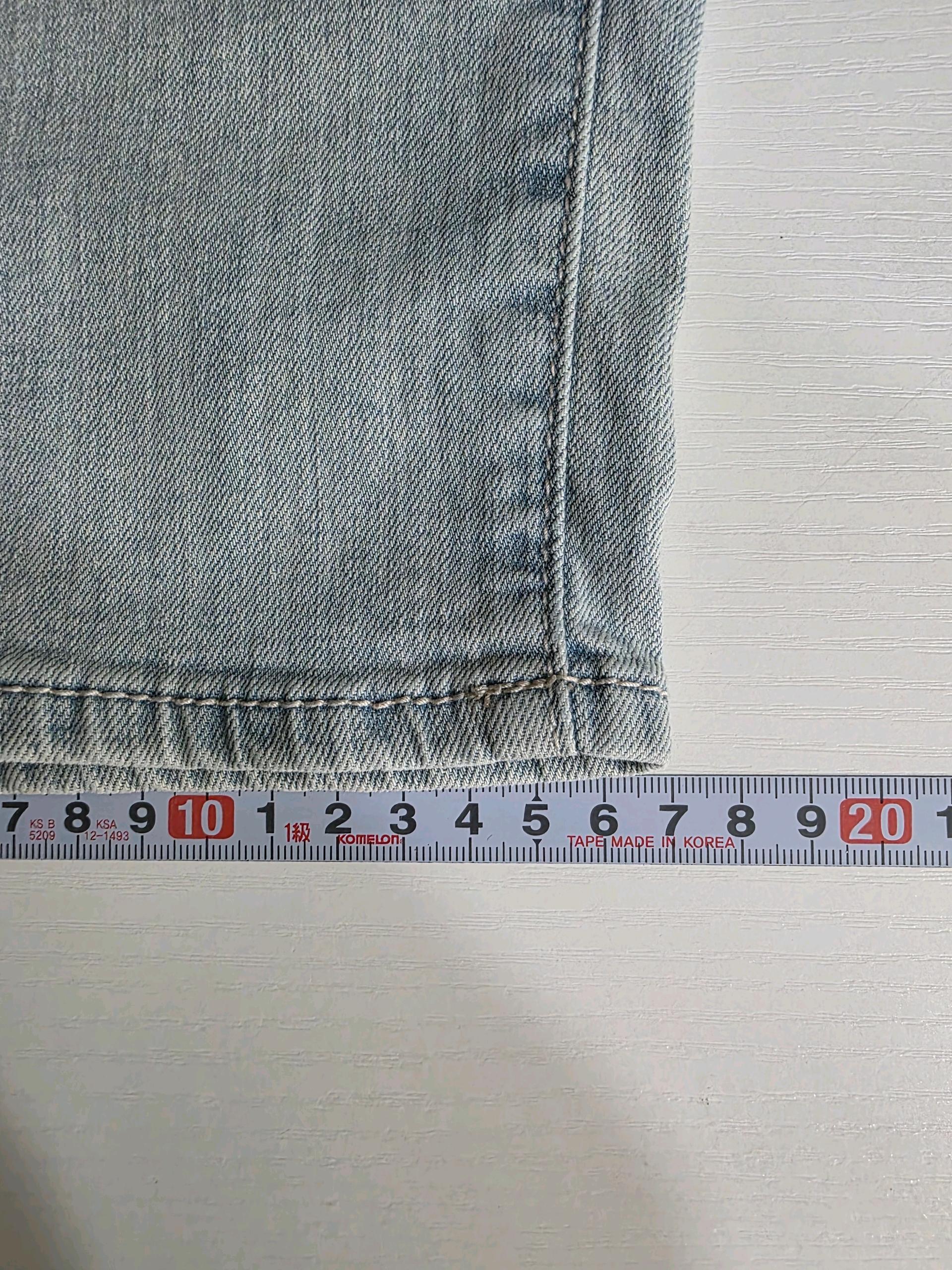 게스 LBL톤 레귤러 테이퍼드 데님 팬츠 31 8