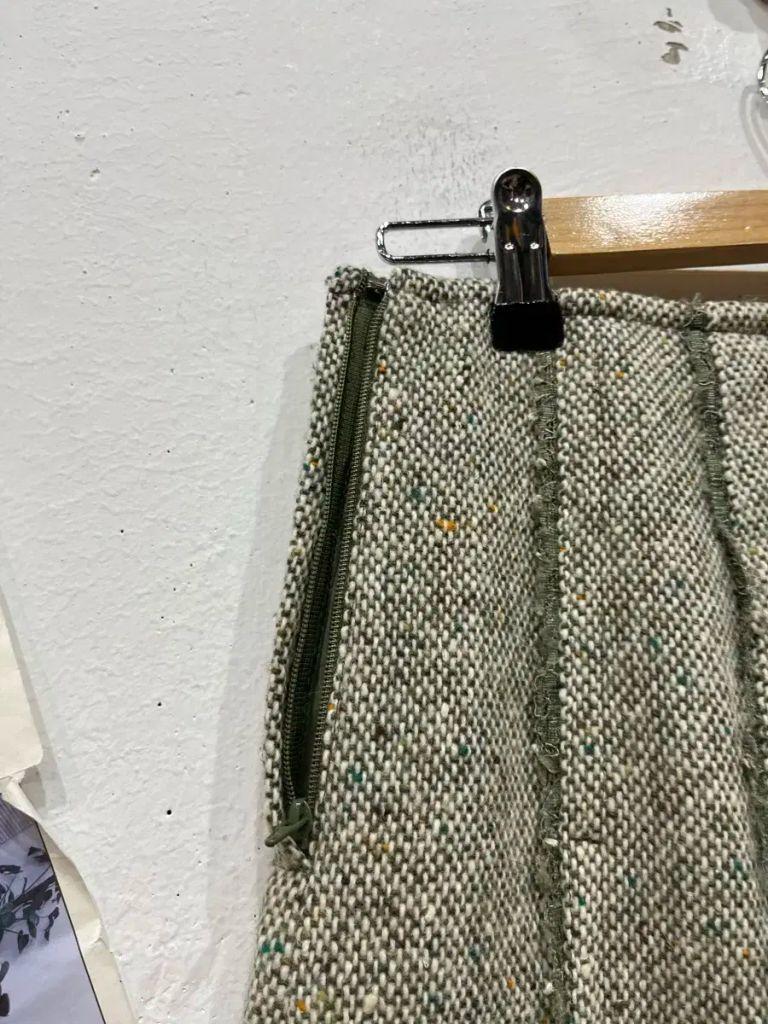 MK KLEIN 울 트위드 스커트 made in japan 6