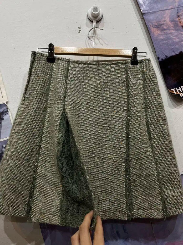 MK KLEIN 울 트위드 스커트 made in japan 3