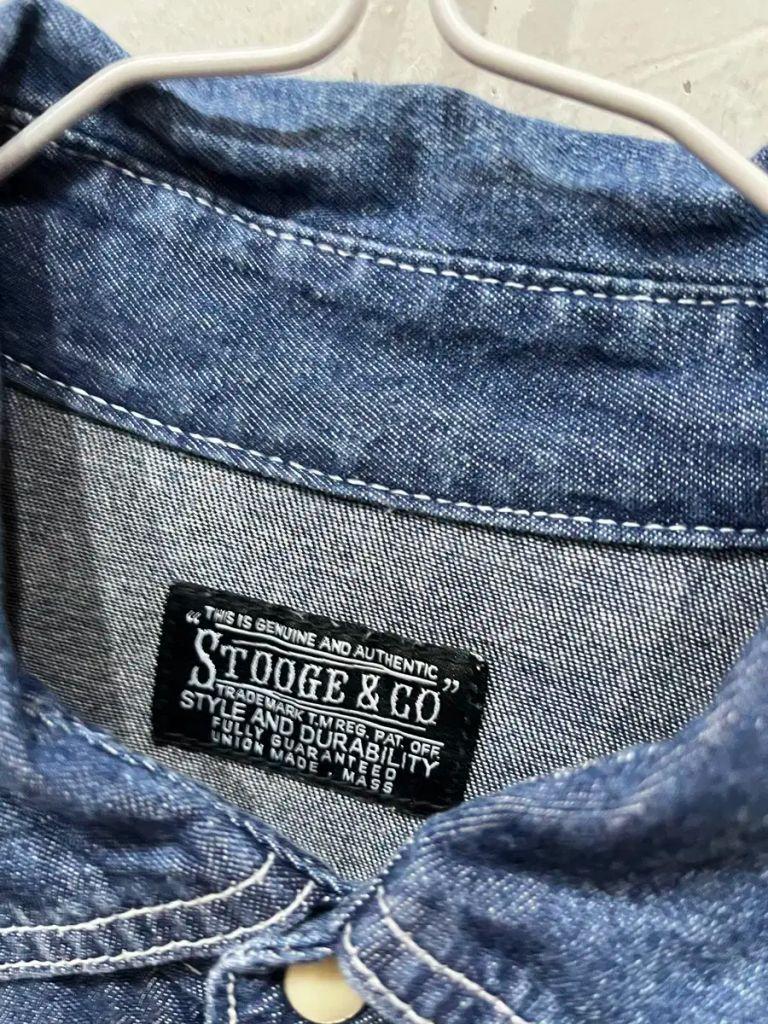 일본빈티지 Stooge&co 웨스턴 데님 셔츠 우먼즈 6