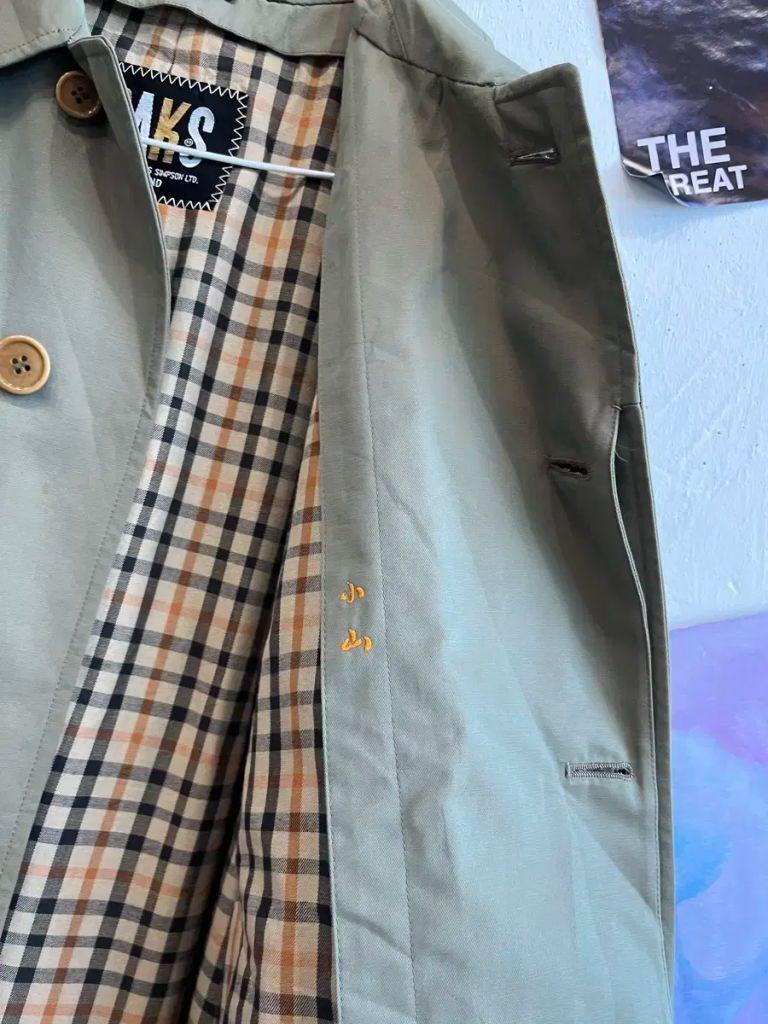 DAKS 닥스 벨기에 패브릭 트렌치 코트 8