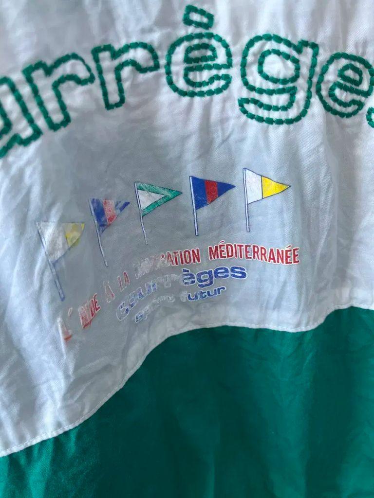 90's courreges 꾸레쥬 크롭 아노락 4