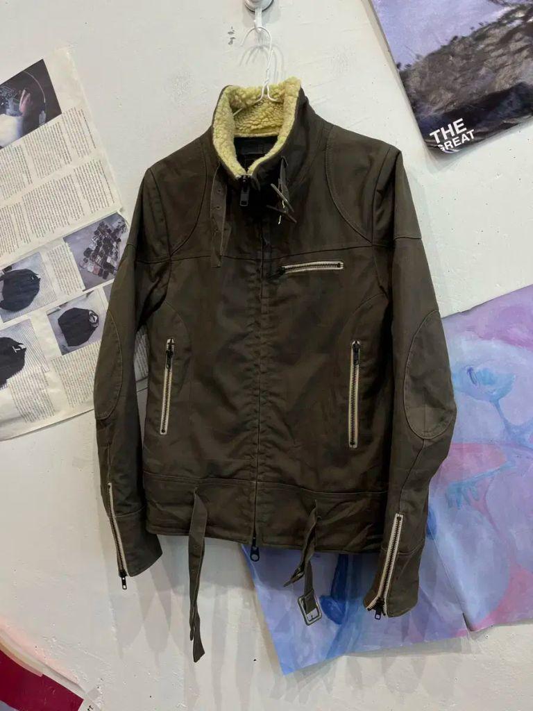 germ made in japan 하이넥 엘보패치 자켓 우먼즈 2