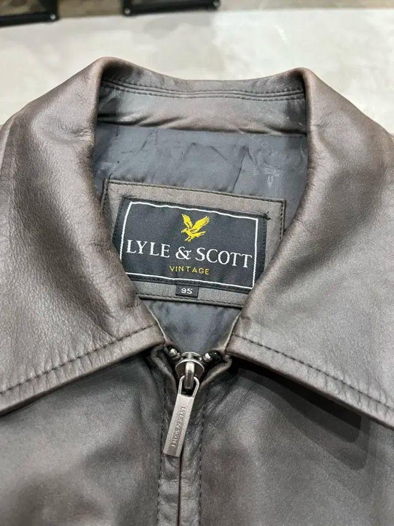 LYLE&SCOTT 송아지 가죽 싱글 레더 자켓 5