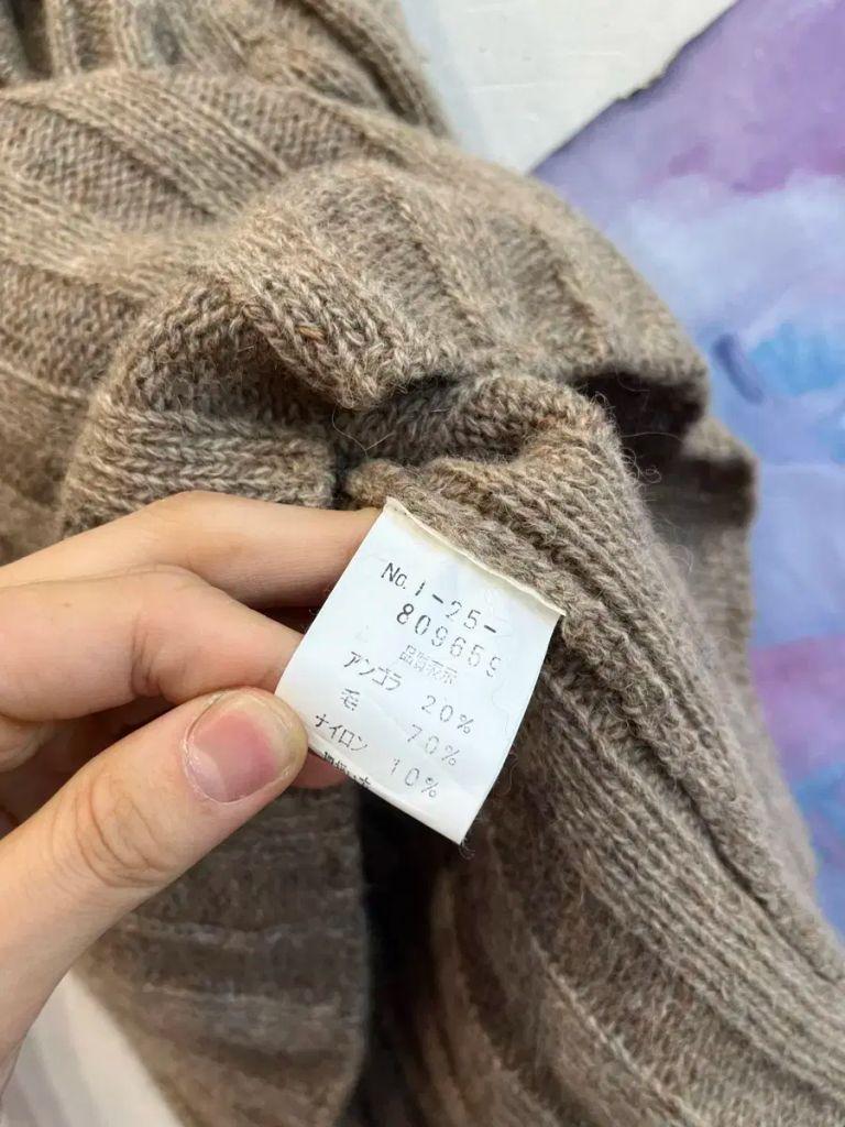 일본빈티지 골지 퍼 울 니트집업 우먼즈 6
