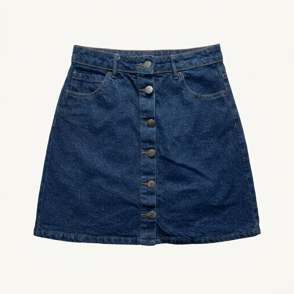 버쉬카 로우라이즈 트임스커트 1