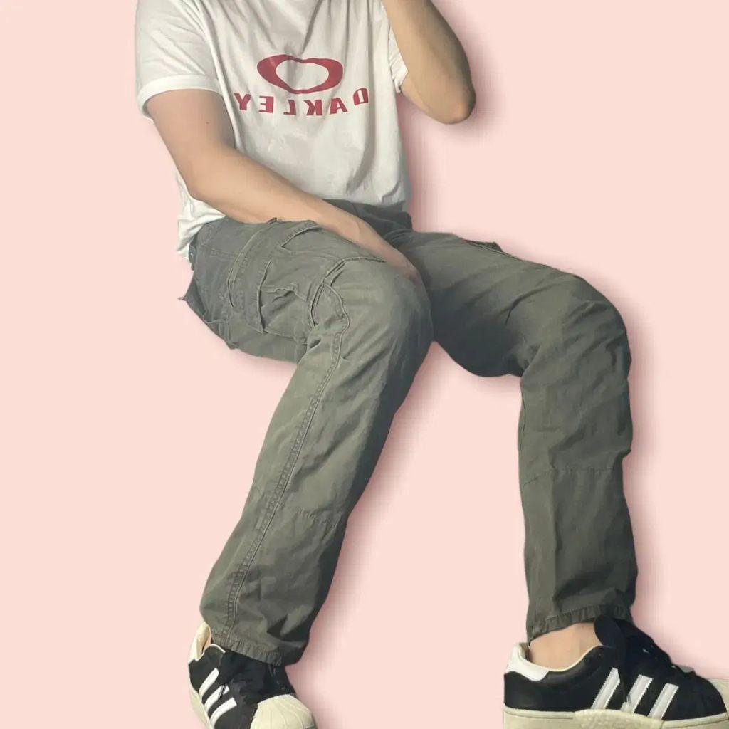vintage 카키 카고팬츠 3