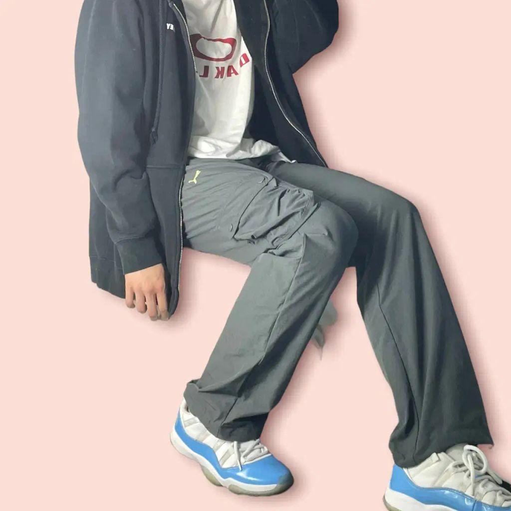 Puma 와이드 카고팬츠 4