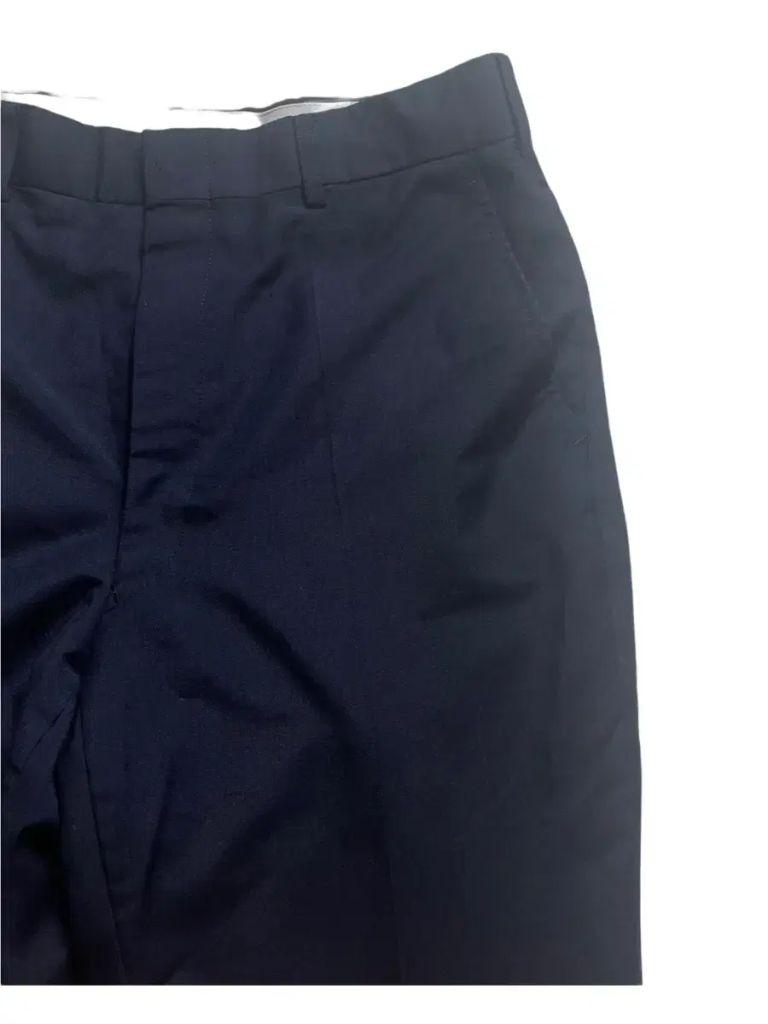 Vintage japan navy 울 와이드 슬랙스 3