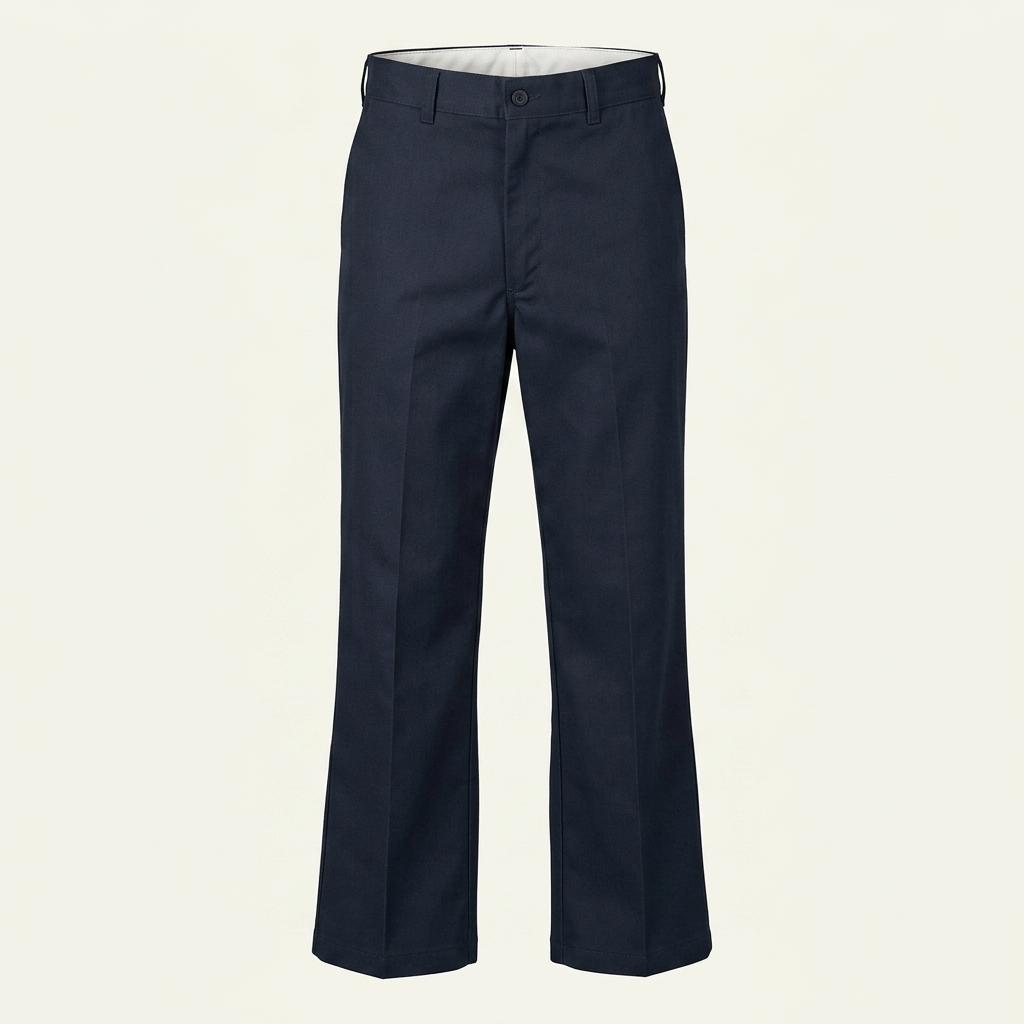 Vintage japan navy 울 와이드 슬랙스 1