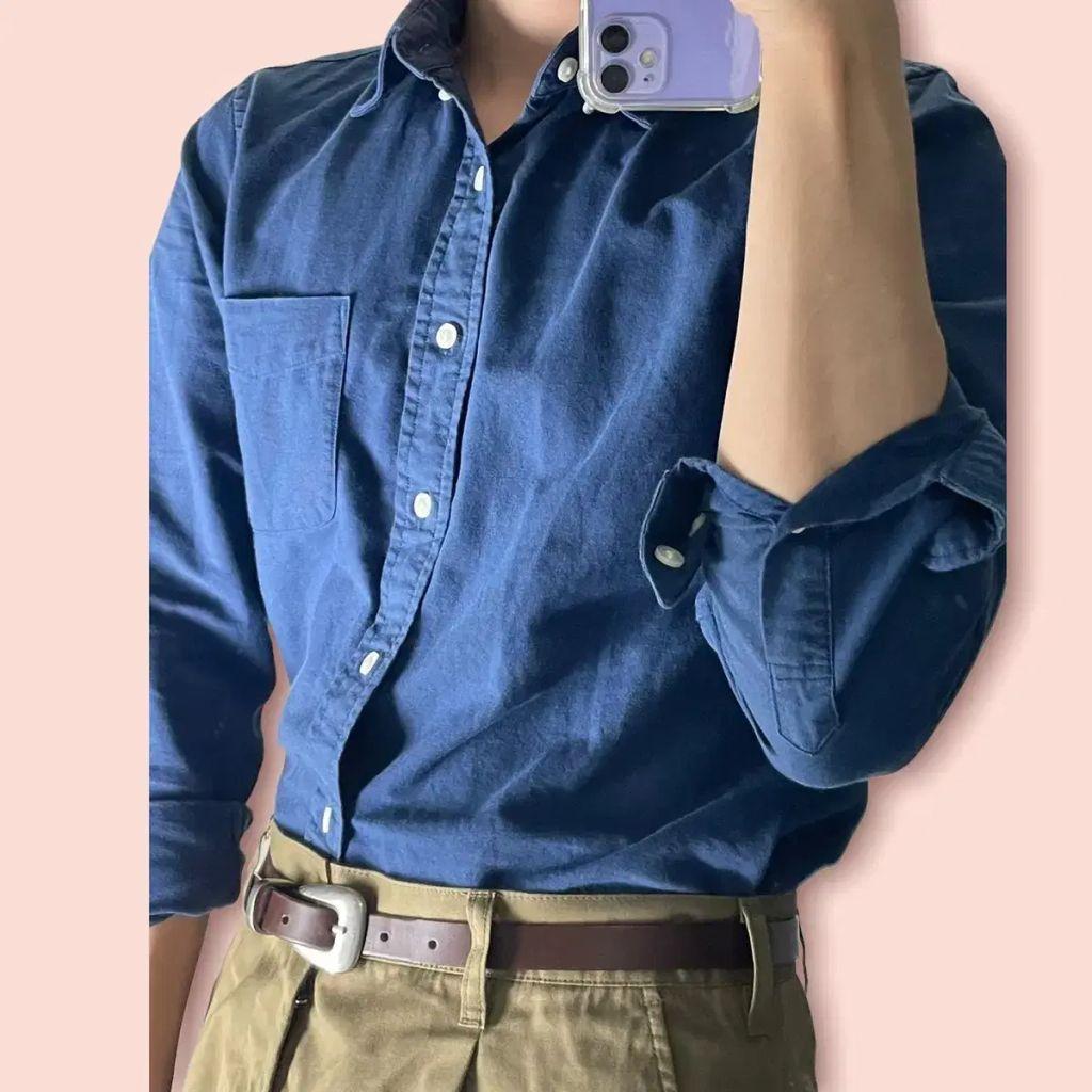 Vintage navy 셔츠 2