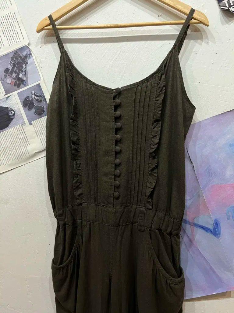 일본빈티지 린넨 블렌디드 점프수트 우먼즈 3
