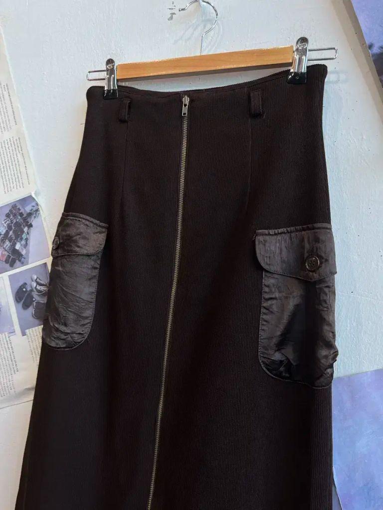 made in japan 골지 포켓 롱스커트 26 3