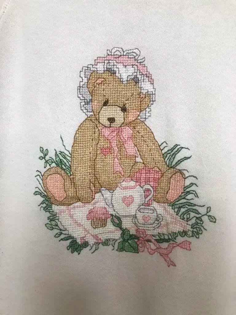90's ULTEX USA Bear 니트 스웻셔츠 맨투맨 3