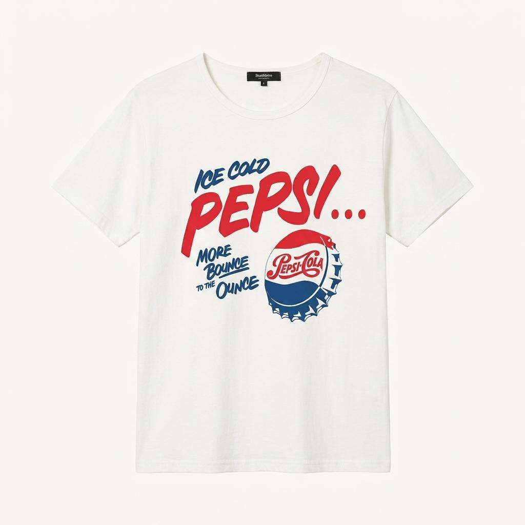 Vintage 펩시 프린팅 반팔 티셔츠 1