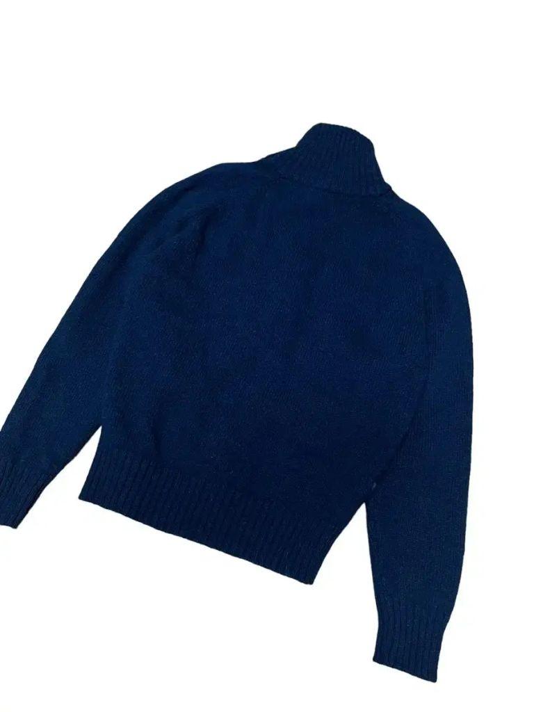 Check Wool100 니트집업 4