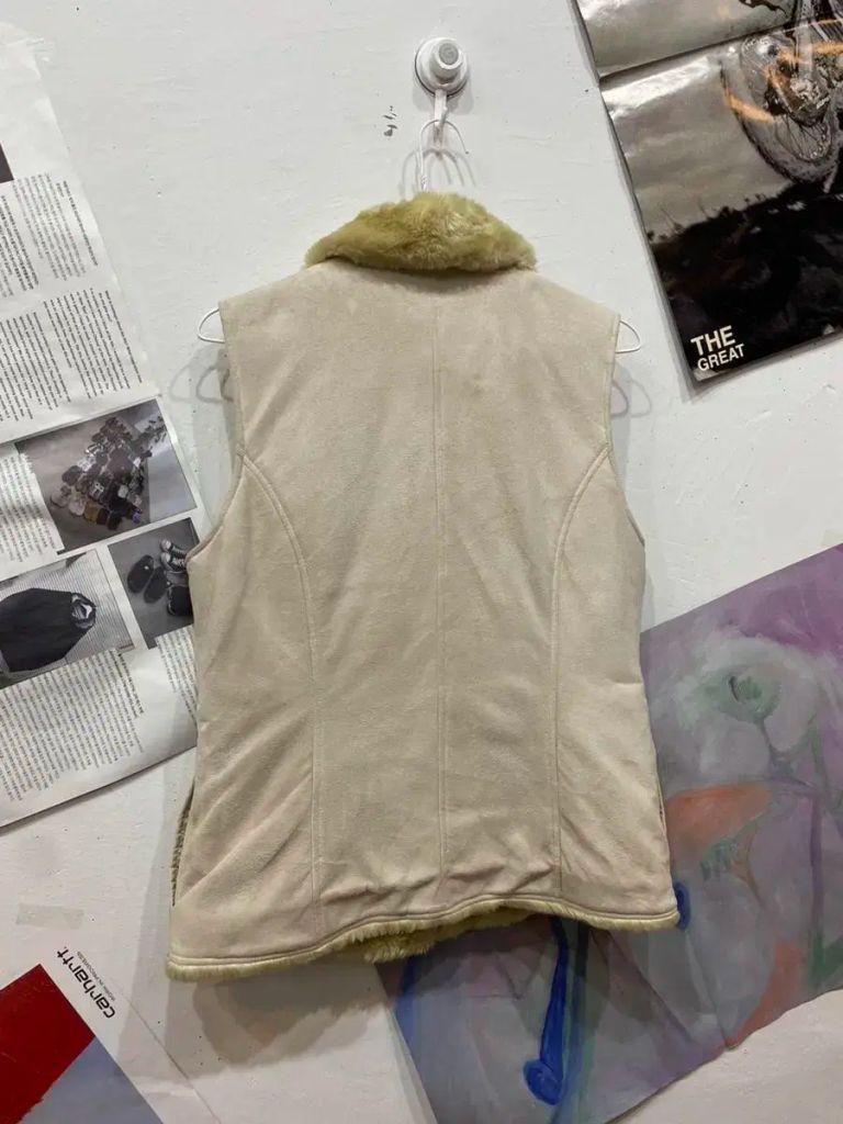 일본빈티지 스웨이드 플리스 조끼 베스트 5