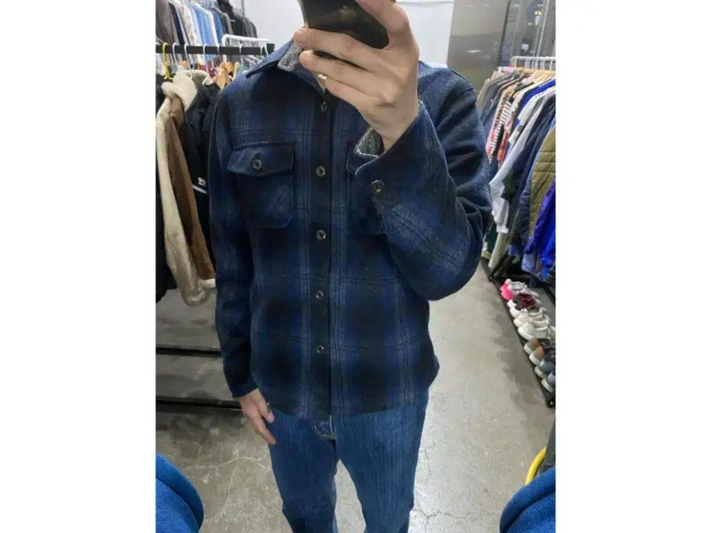 일본빈티지 체크 셔츠자켓 5