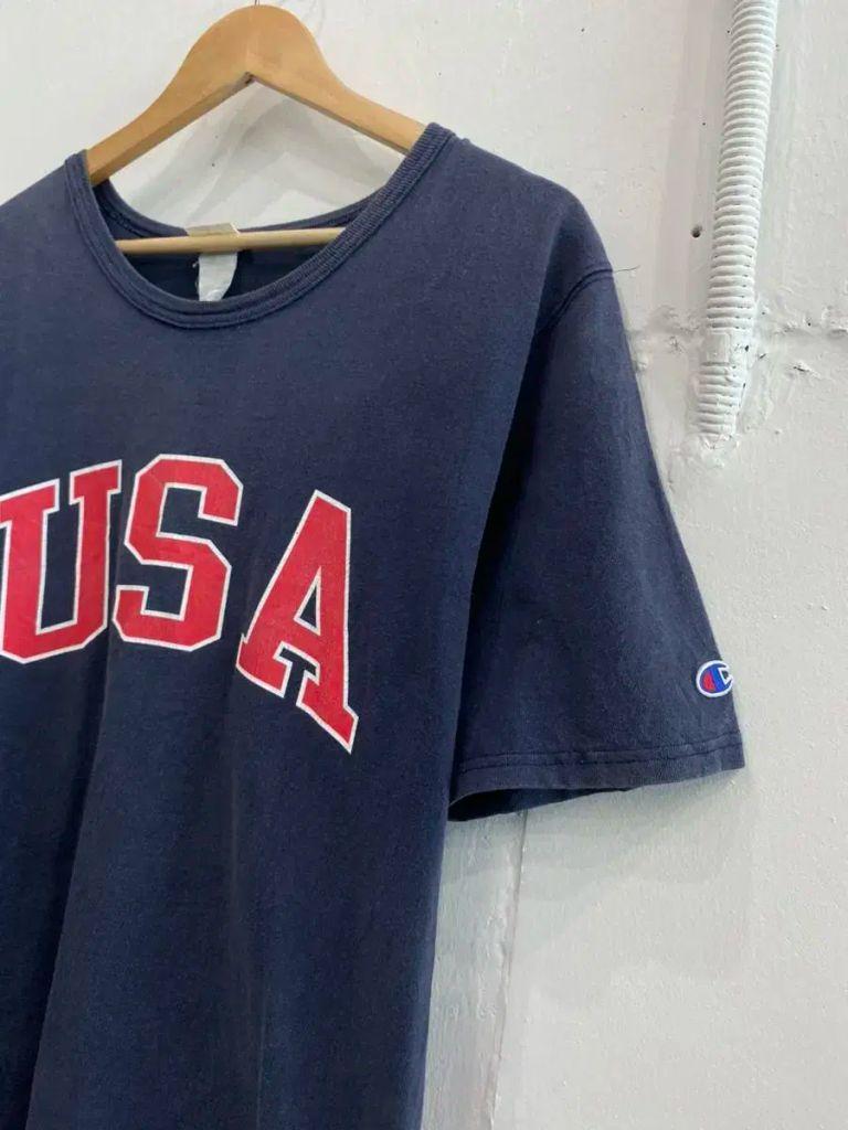 챔피온 리버스위브 USA 반팔 3
