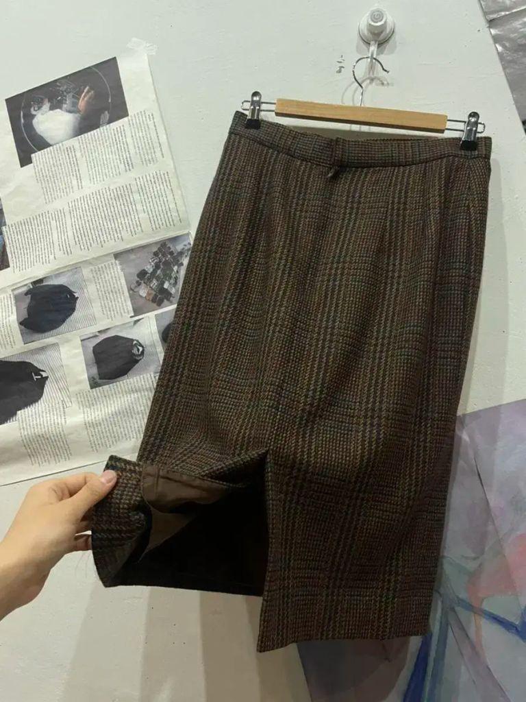 스코틀랜드 울 스커트 치마 4