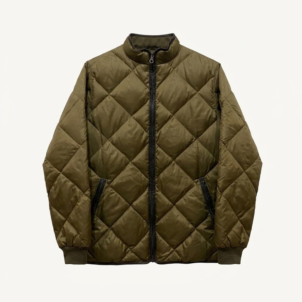 burton 버튼 다이아몬드 구스다운 패딩 riri지퍼 1