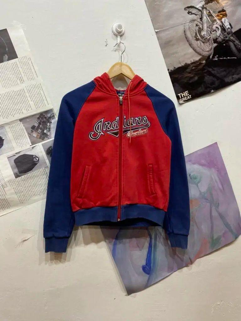 00's mlb 클리브랜드 기모 후드집업 우먼즈 2