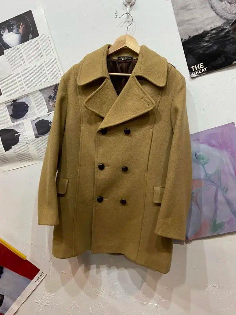 영국 Tibbett 더블 브레스트 울 코트 (ENGLAND made) 2