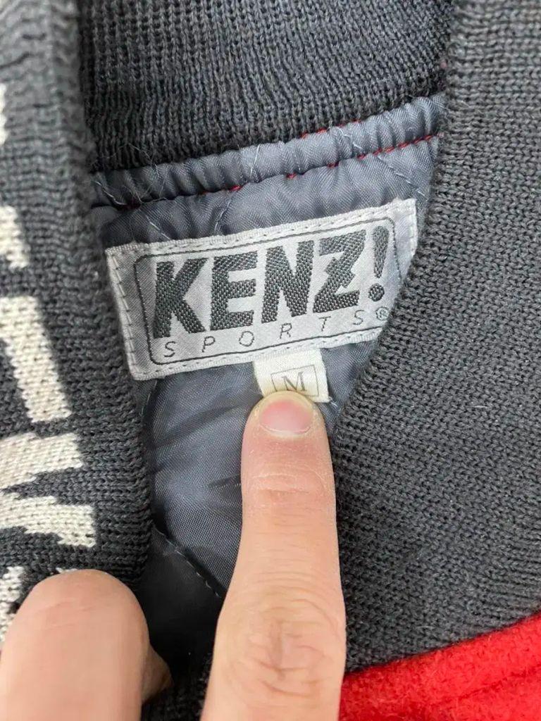 일본 kenz 모터사이클 울 바시티자켓 레이싱자켓 7