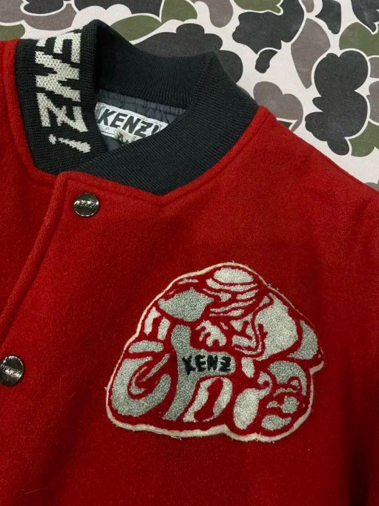 일본 kenz 모터사이클 울 바시티자켓 레이싱자켓 5