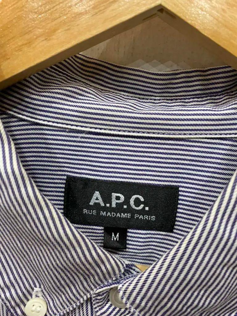 APC 아페쎄 스트라이프 셔츠 M 3