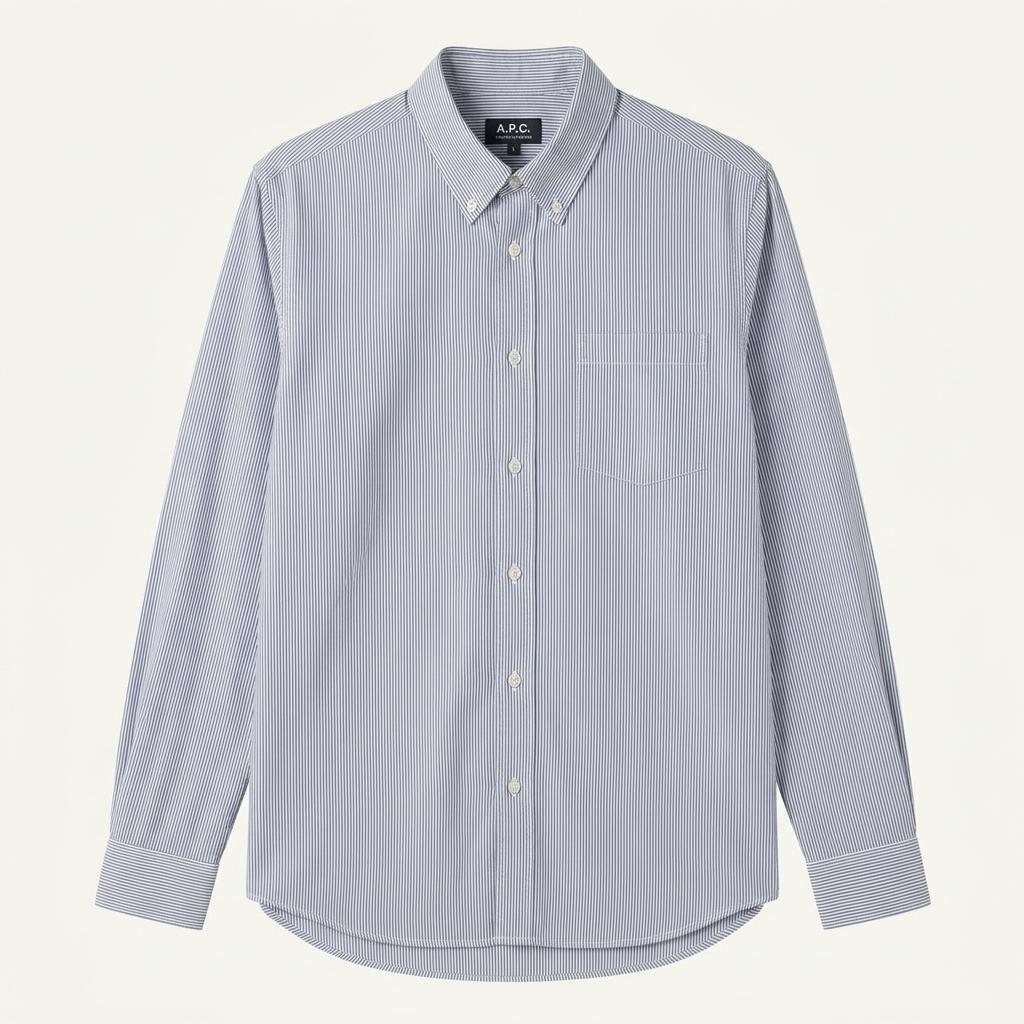 APC 아페쎄 스트라이프 셔츠 M 1
