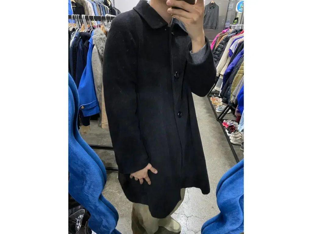 일본빈티지 울100% 발마칸 코트 95 4