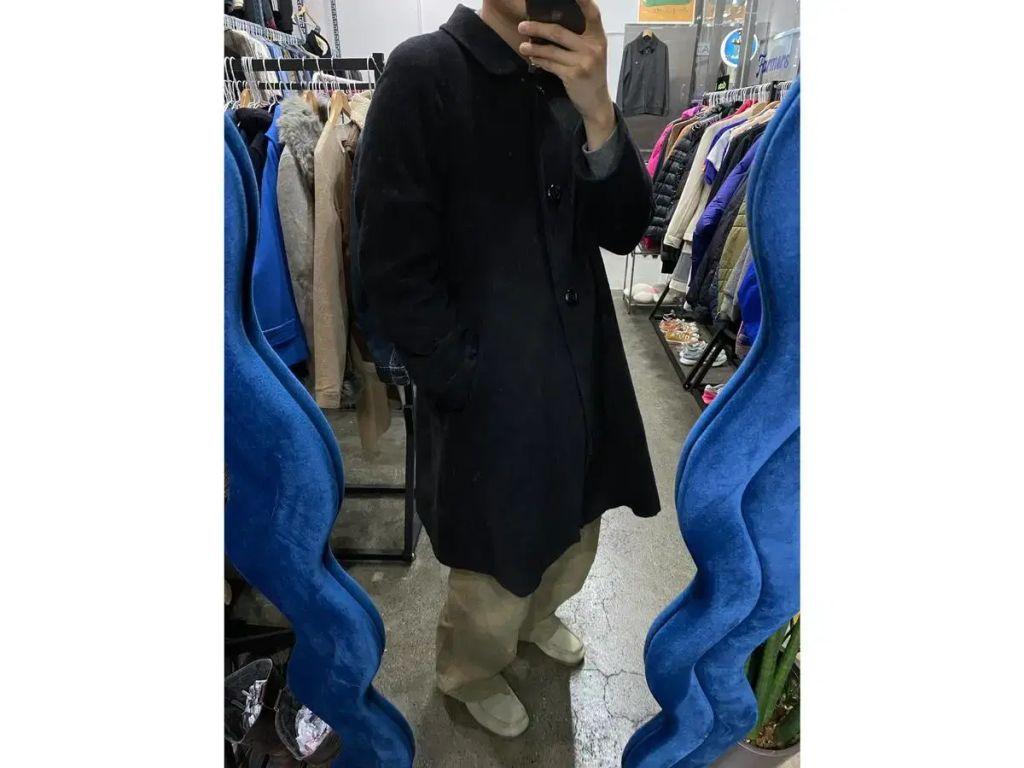 일본빈티지 울100% 발마칸 코트 95 2