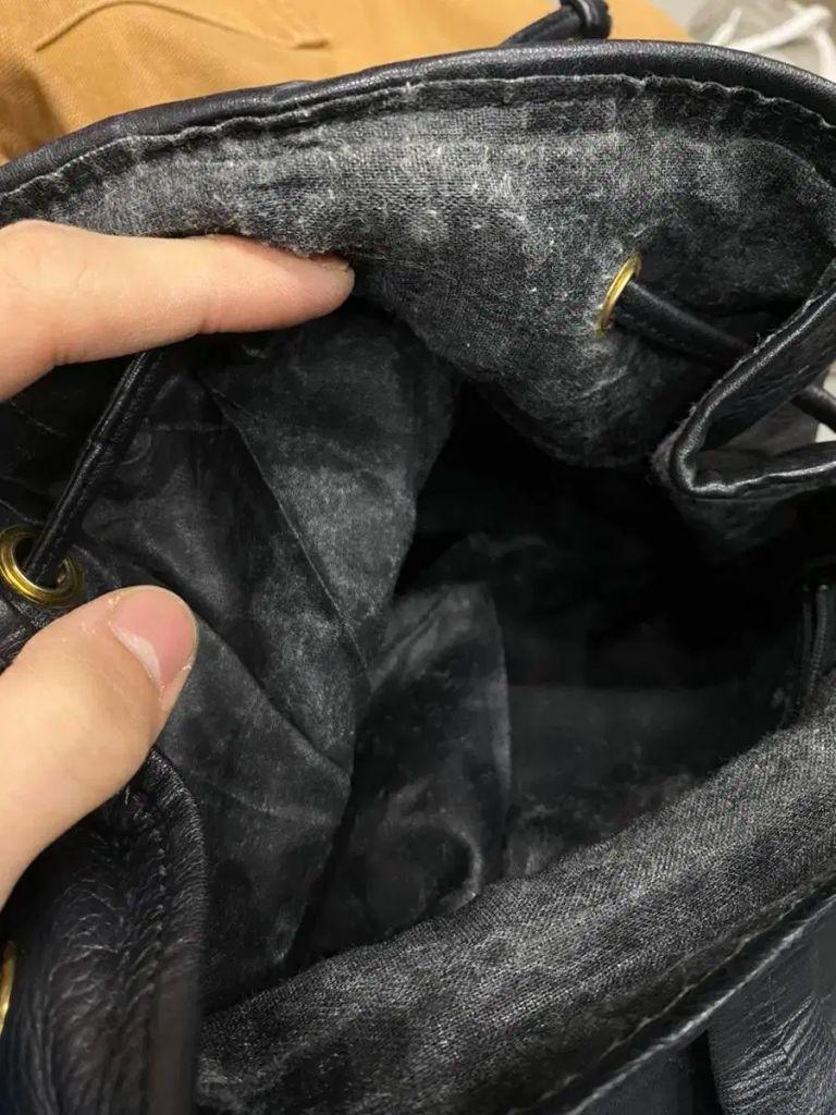 일본빈티지 양가죽 미니백팩 7