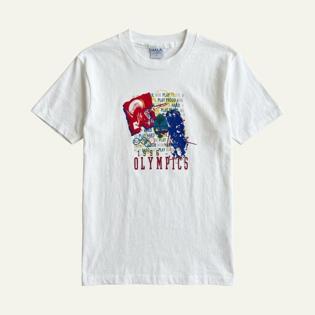 미국빈티지 HRLA made in USA 올림픽 반팔 티셔츠 1